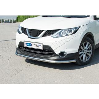 Protezione anteriore Texas per 2014-2017 (60mm, acciaio inox) Nissan Qashqai 2014-2021 foto 2