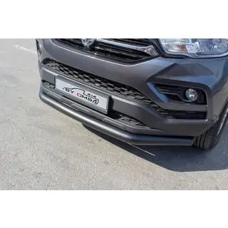 Protezione anteriore Texas (76mm, nero) SsangYong Musso ІІ 2018- foto 1