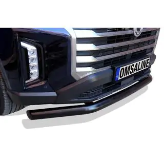 Protezione anteriore Texas (76mm, nero) SsangYong Musso ІІ 2018- foto 2