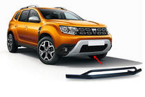 Renault Duster 2018-2024 Protezione anteriore Vegas (60/42mm, nero) foto 2