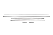 Audi A6 C7 2011-2017 Modanature Porte Cromate (6 pz) foto 3