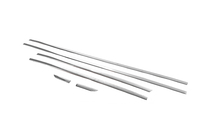Audi A6 C7 2011-2017 Modanature Porte Cromate (6 pz) foto 2
