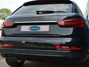 Audi Q3 2011-2019 Modanatura cromata sopra la targa (acciaio inox) foto 1