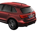 Audi Q5 2017-2025 Modanatura cromata sopra la targa (acciaio inox) foto 1