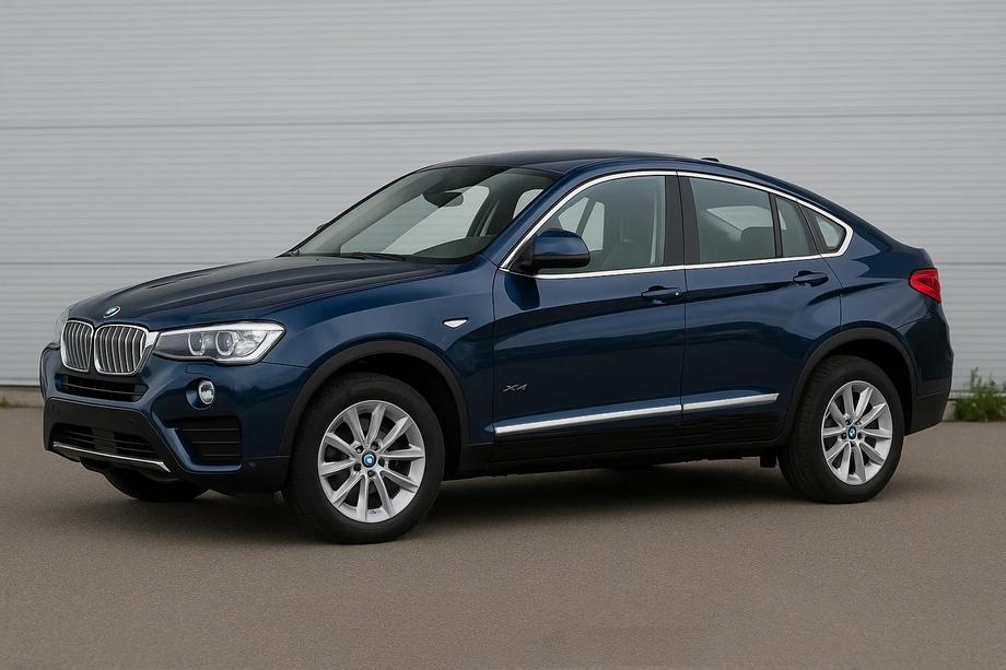 BMW X4 F26 2014-2018 Modanature Porte Acciaio Inox (4 pz) Image