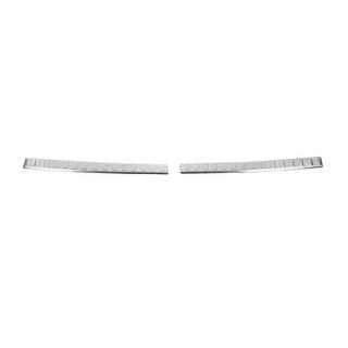 Protezione paraurti posteriore (2 pz, acciaio inox) foto 1