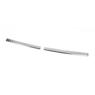 Protezione paraurti posteriore (2 pz, acciaio inox) foto 2