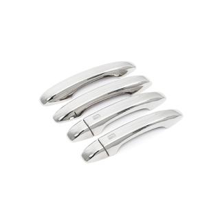 Coperture Maniglie Porta Cromate (4 pz, Acciaio Inox) foto 2