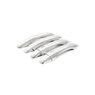 Coperture Maniglie Porta Cromate (4 pz, Acciaio Inox) foto 1