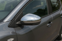 Dacia Sandero 2021- Coperture Specchietti (2 pz, Acciaio Inox) foto 2