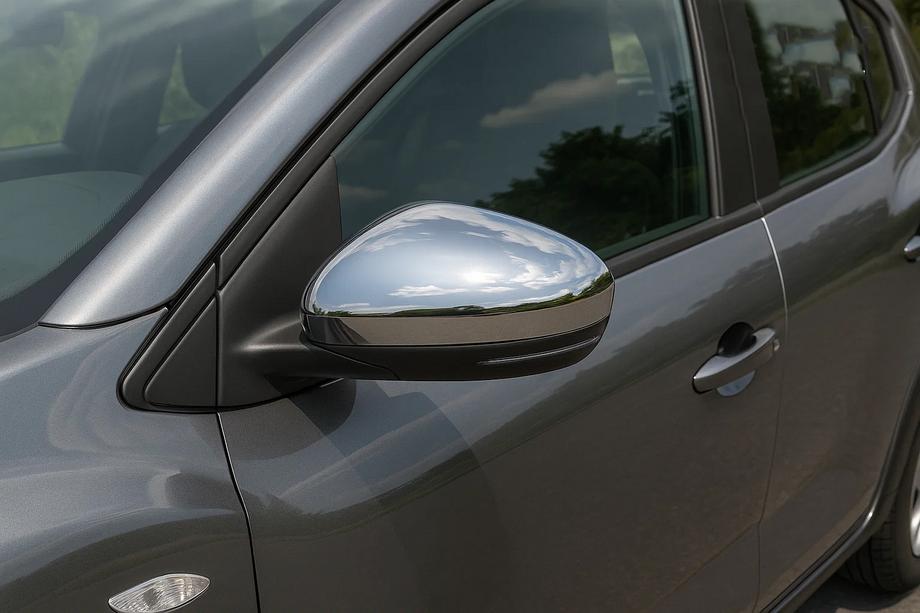 Dacia Sandero 2021- Coperture Specchietti (2 pz, Acciaio Inox) Foto 2