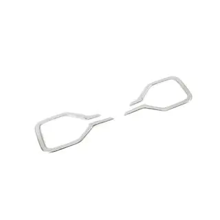 Coperture cromate per fendinebbia (2 pz, acciaio inox) foto 2