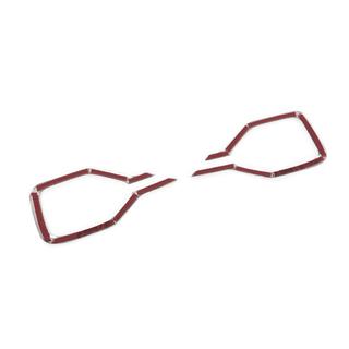 Coperture cromate per fendinebbia (2 pz, acciaio inox) Dacia Sandero 2021- foto 3