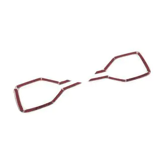 Coperture cromate per fendinebbia (2 pz, acciaio inox) foto 3
