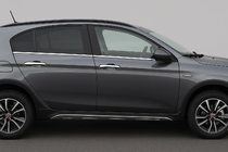 Fiat Tipo Cross 2021- Modanature inferiori finestrini acciaio inox Carmos - Acciaio Inox Turco foto 1