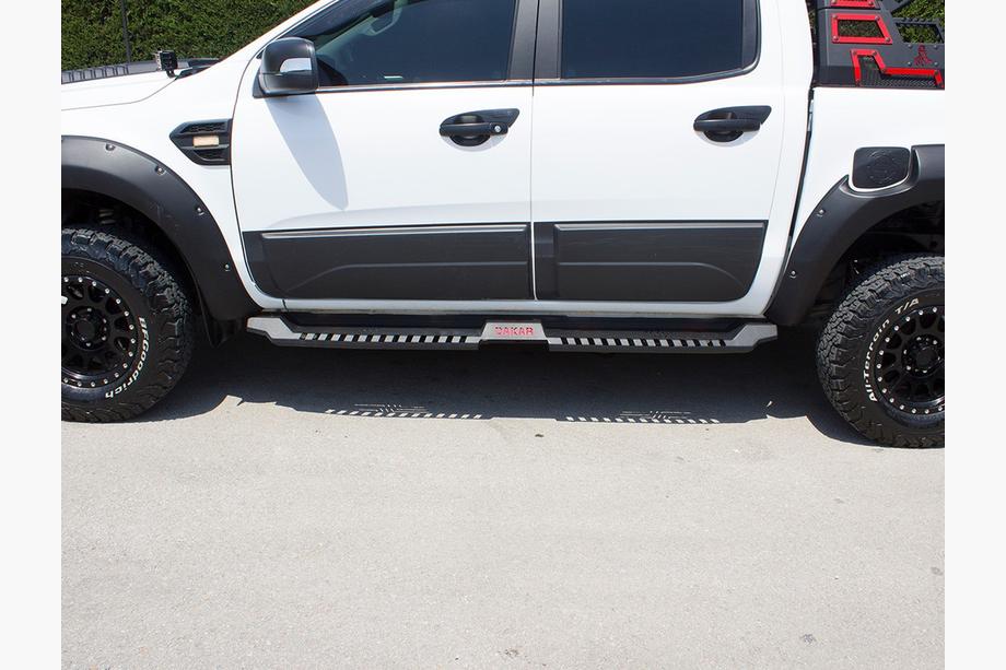 Fiat Fullback 2016- Pedane laterali Dakar V2 senza LED (2 pz, metallo) Foto 4