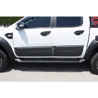 Pedane laterali Dakar V1 senza LED (2 pz, metallo) foto 2