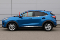 Ford Puma 2019- Modanature inferiori finestrini acciaio inox (8 pz) foto 3