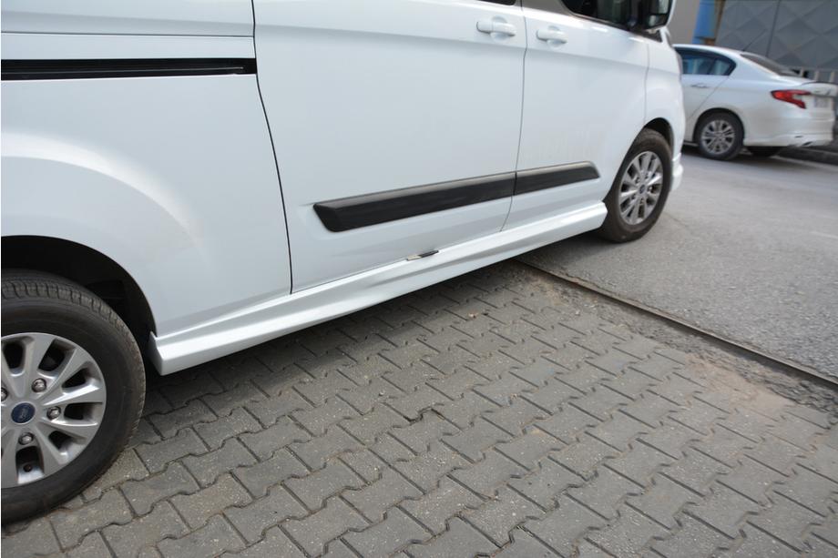 Ford Custom 2013-2022 Minigonne Laterali (2 pz, primer per verniciatura) Image
