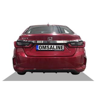 Modanatura cromata sopra targa SD (3 pz, acciaio inox) Honda City 2021- foto 1