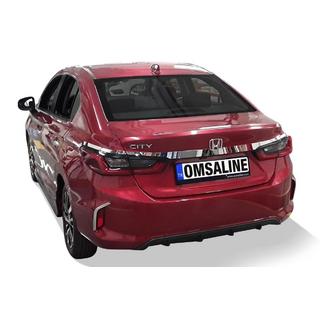 Modanatura cromata sopra targa SD (3 pz, acciaio inox) Honda City 2021- foto 2