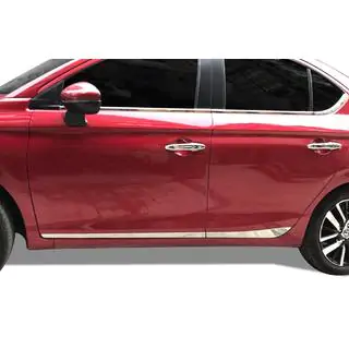 Modanature Porte SD (4 pz, Acciaio Inox) Honda City 2021- foto 1