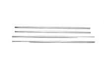 Honda Civic 1995-2001 Cornici esterne finestrini acciaio inox (4 pz) foto 2