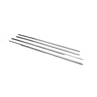 Cornici esterne finestrini acciaio inox (4 pz) Honda Civic 1995-2001 foto 3