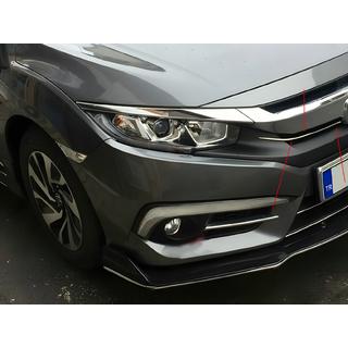 Coperture Griglia Cromate (2 pz, Acciaio Inox) Honda Civic Sedan 2021- foto 1