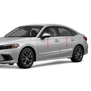 Modanature porte in acciaio inox (4 pz) Honda Civic Sedan 2021- foto 1