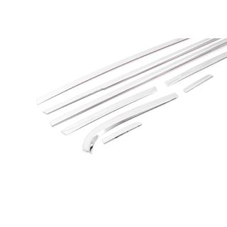 Set completo cornici finestrini (14 pz, acciaio inox) foto 4