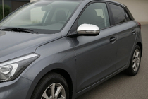 Hyundai I-20 2014-2020 Coperture Specchietti V2 (2 pz, Acciaio Inox) foto 1