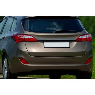 Modanatura cromata sopra la targa (SW, acciaio inox)