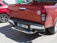 Isuzu D-Max 2019- Protezione Posteriore Amazon Silver (76 mm, Acciaio Inox) foto 2