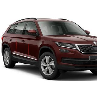 Modanature Porta OmsaLine Acciaio Inox Skoda Kodiaq 2016-2023 foto 1
