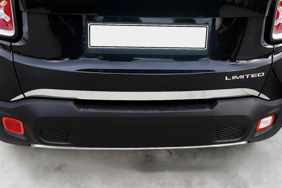 Jeep Renegade 2014- Modanatura bagagliaio 2019 (3 pz, acciaio inox) Image