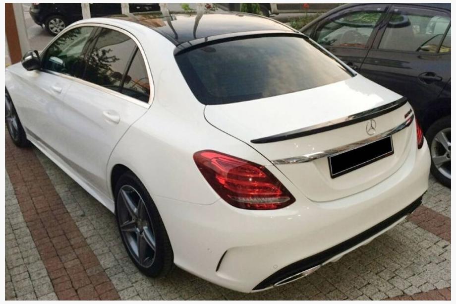 Mercedes C-class W205 2014-2021 Spoiler OmsaLine (primer per verniciatura) Image