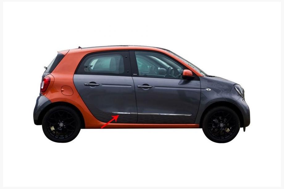 Smart 2014- Modanature porte acciaio inox (4 pz) Image