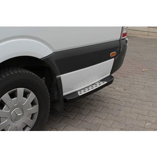 Pedane Laterali DOT-Line dietro la ruota (2 pz, Alluminio) Volkswagen LT 1995-2006 foto 1