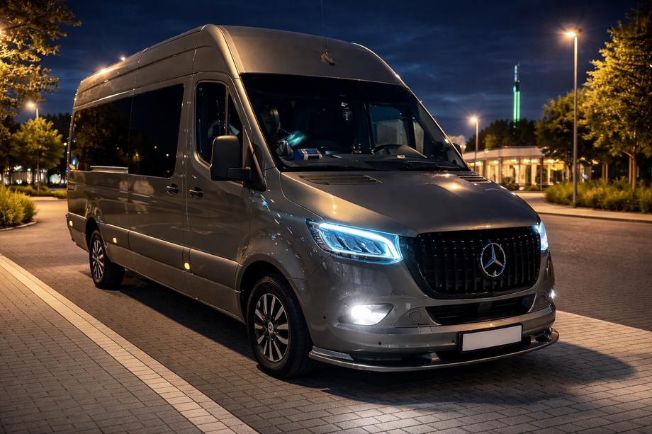 Mercedes Sprinter W907/W910 2018- Labbro inferiore paraurti anteriore (primer per verniciatura) Foto 3