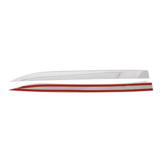 Cornice lunotto posteriore (2 pz, acciaio inox) foto 4