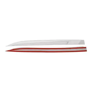 Cornice lunotto posteriore (2 pz, acciaio inox) Mercedes Sprinter W907/W910 2018- foto 4