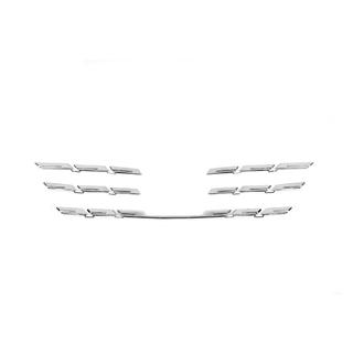Coperture Griglia Cromate 2021+ (5 pz, Acciaio Inox) Renault Megane IV 2016-2025 foto 3