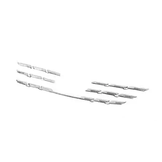 Coperture Griglia Cromate 2021+ (5 pz, Acciaio Inox) foto 4