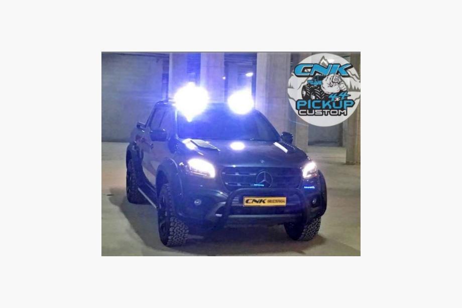 Mercedes X class 2017-2020 Spoiler parabrezza (Occhio d'aquila, verniciabile) Foto 4