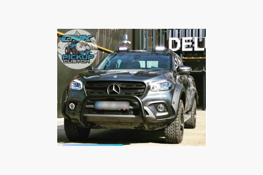 Mercedes X class 2017-2020 Spoiler parabrezza (Occhio d'aquila, verniciabile) Foto 3