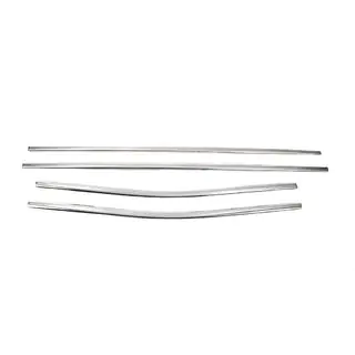 Modanature inferiori finestrini acciaio inox (4 pz) Mercedes X class 2017-2020 foto 3