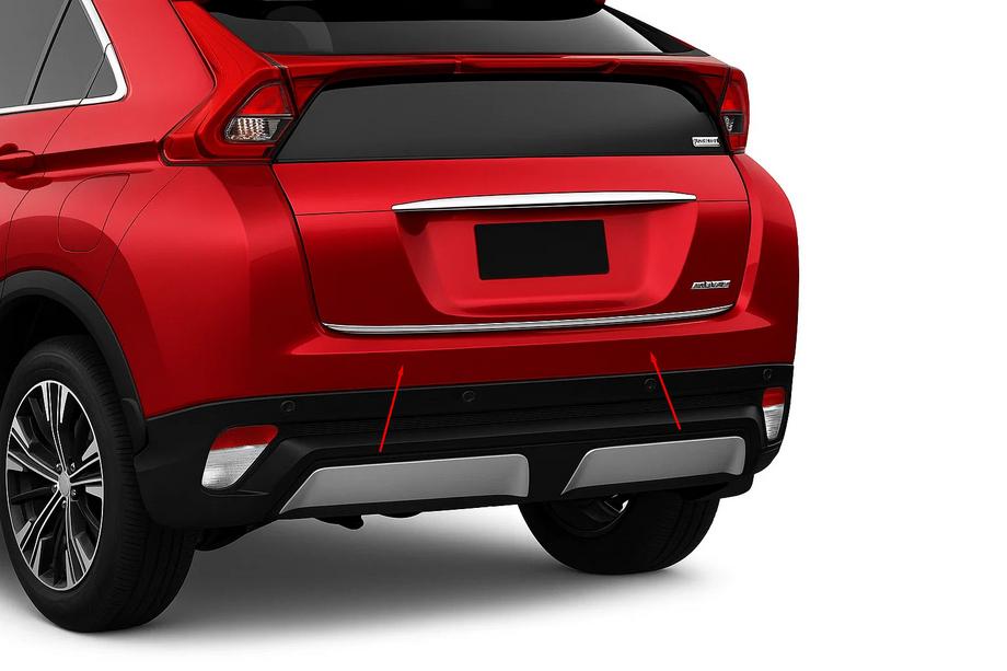 Mitsubishi Eclipse Cross 2017- Modanatura bagagliaio acciaio inox Image