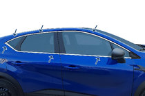 Nissan Juke 2020- Kit completo cornici finestrini acciaio inox (10 pezzi) foto 1