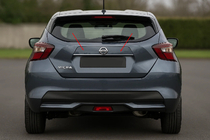 Nissan Micra K14 2016- Modanatura cromata sopra targa OmsaLine (acciaio inox) foto 1